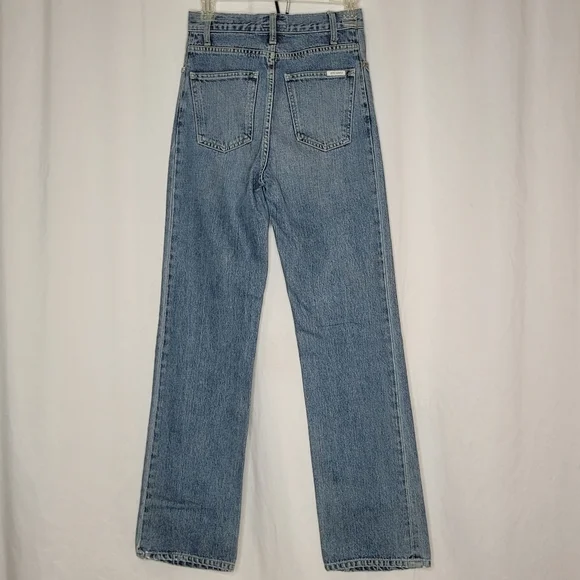 Eve Denim The Juliette High Rise Straight Leg Jeans - Size 25 - Picture 4 of 15